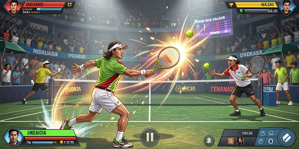 Tampilan permainan slot yang menarik dengan efek visual menawan.