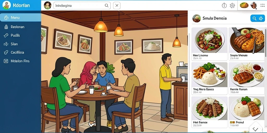 Tampilan antarmuka yang user-friendly dan menarik.