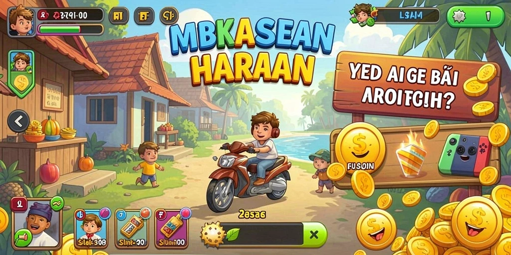 Tampilan awal game 73K yang menarik dan penuh warna.