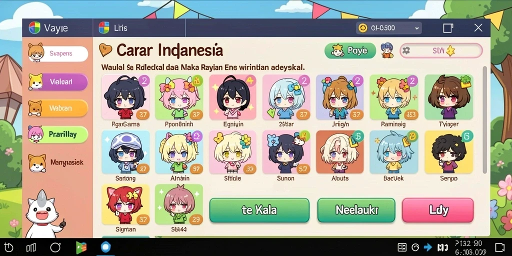Tampilan antarmuka yang sederhana dan menarik.