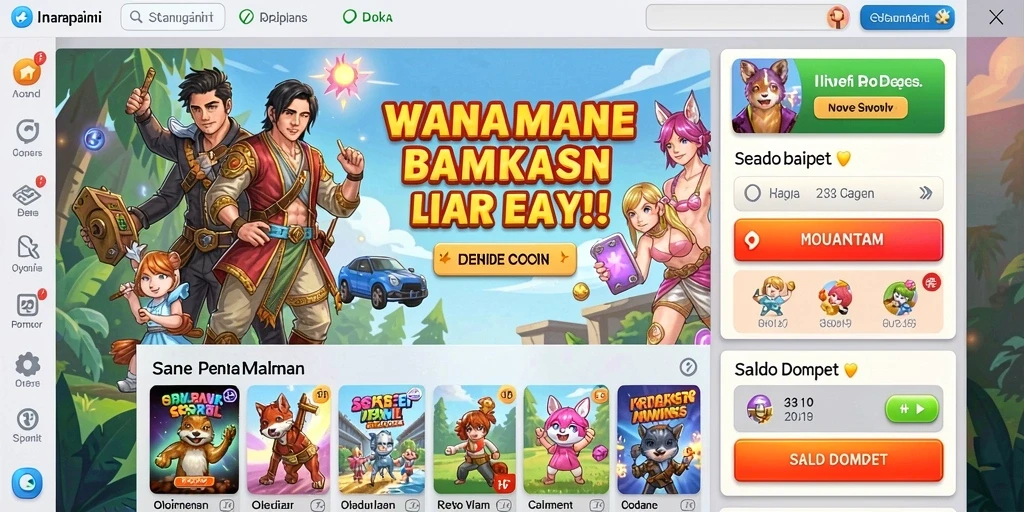 Tampilan antarmuka yang menarik dan intuitif.