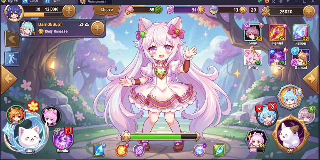 Gambar antarmuka permainan utama PANDORA99.