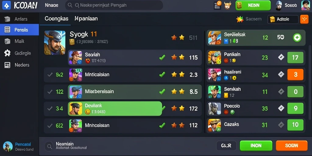 Tampilan antarmuka yang menarik dan user-friendly.