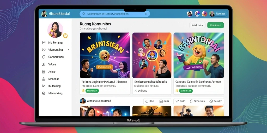 Screenshot menampilkan antarmuka pengguna yang menarik.