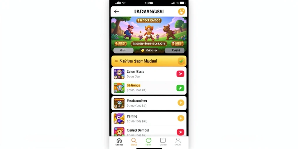 Tampilan antarmuka yang modern dan menarik.