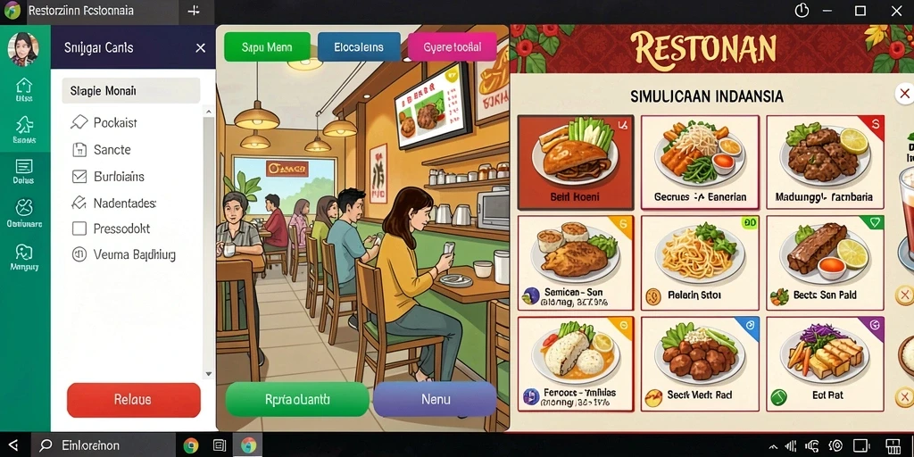 Tampilan antarmuka yang menarik dan responsif.