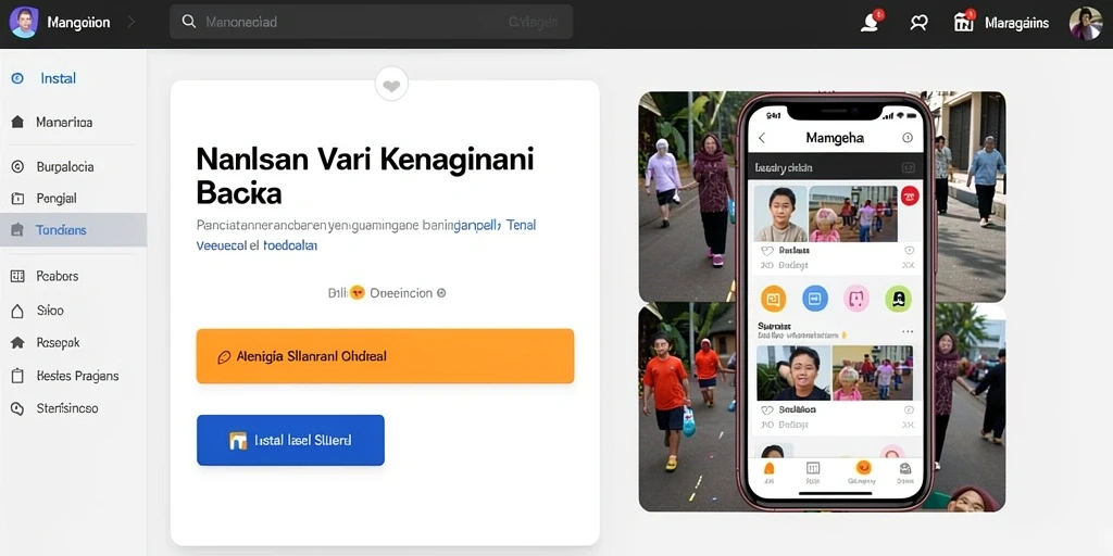 Tampilan awal permainan yang menarik dan intuitif.