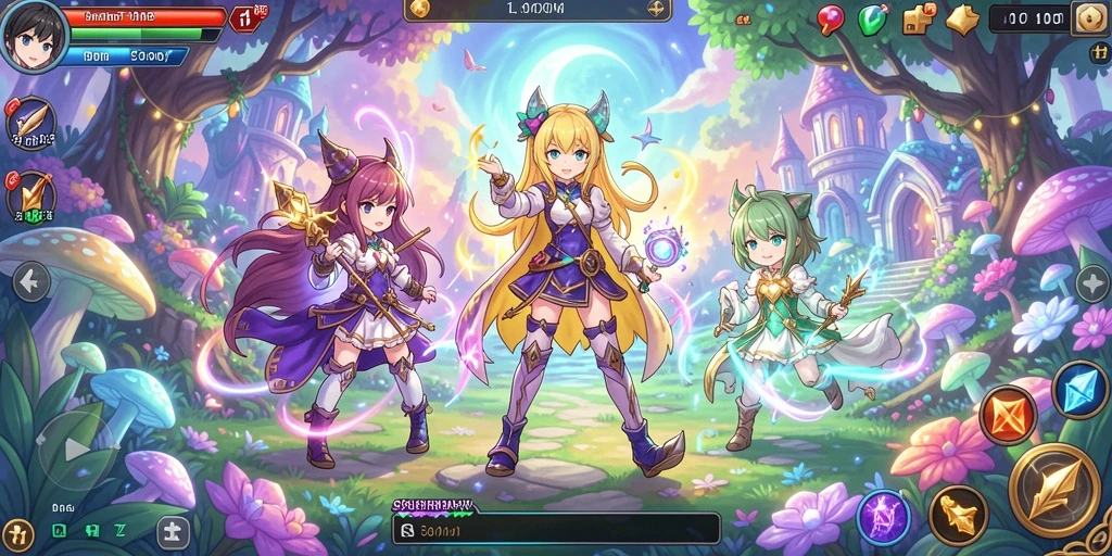 Tangkapan layar menampilkan aksi seru dalam game.