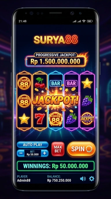 Galeri pratinjau visual surya88 build APK resmi terbaru